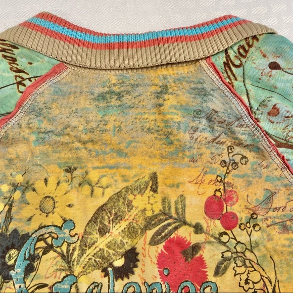 NWT! Skinny Minnie vintage top with sweater type collar - Picture 12 of 13